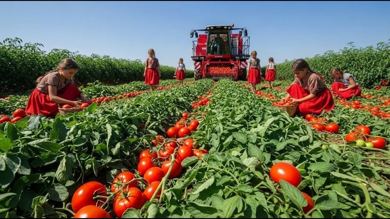How Millions of Tomatoes Are Harvested Every Day | Inside Modern Farming