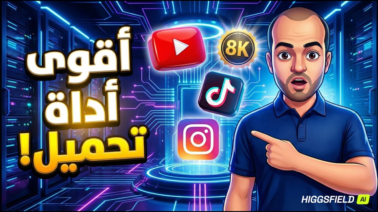 وداعًا للمواقع الكاذبة: أقوى برنامج لتحميل أي فيديو بجودة 8K!