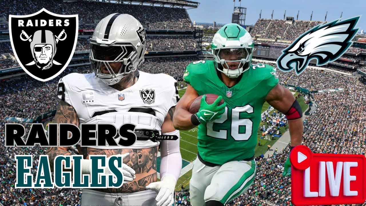 LIVE: Raiders vs Eagles Week 15 Watch Party! Graphk Raider & Hammer Host NFL Action