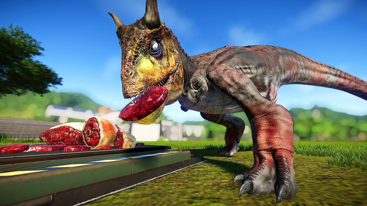 ZT2 Carnotaurus Vs Styracosaurus | Dinosaur Fight & Breakout 🌍 Jurassic World Evolution Jurassic TV