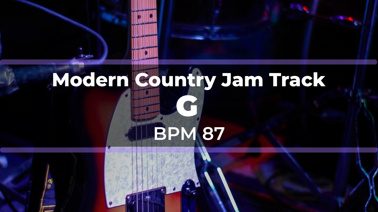 MODERN COUNTRY BACKING TRACK IN G