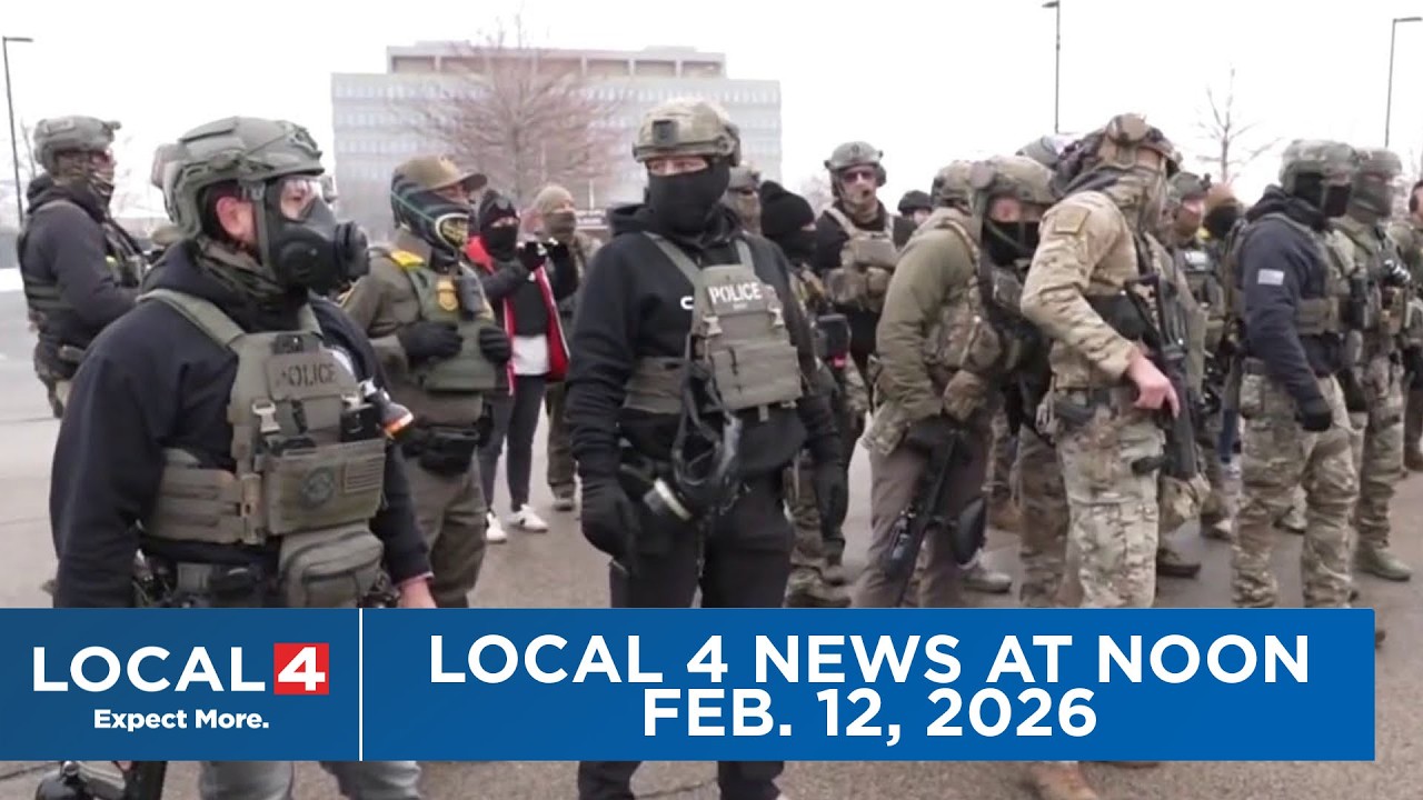 Local 4 News at Noon -- Feb. 12, 2026
