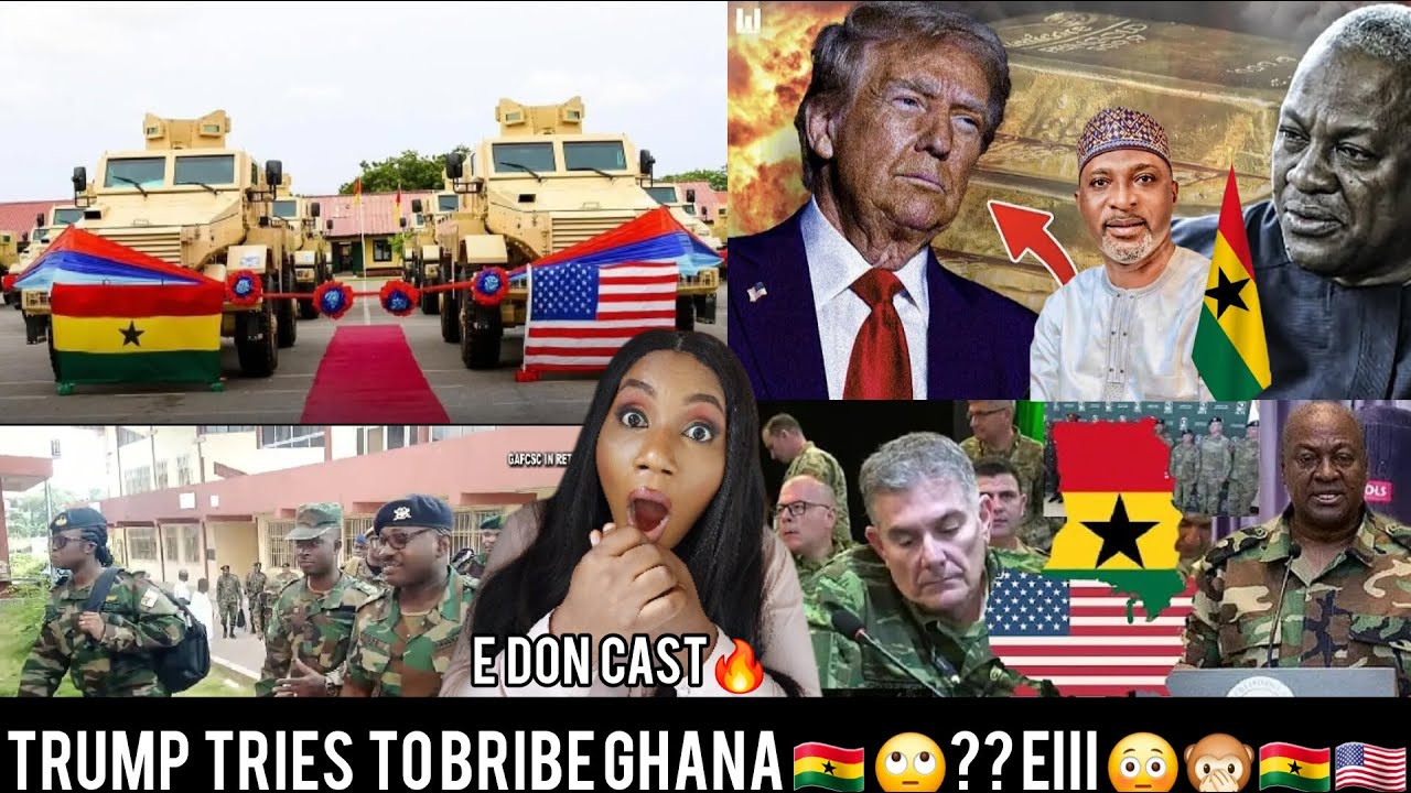 NEWSFLASH🔥TRUMP TRIES TO BRIBE GHANA 🇬🇭 AND THESE HAPPENED 😳🙊🇺🇸🇬🇭
