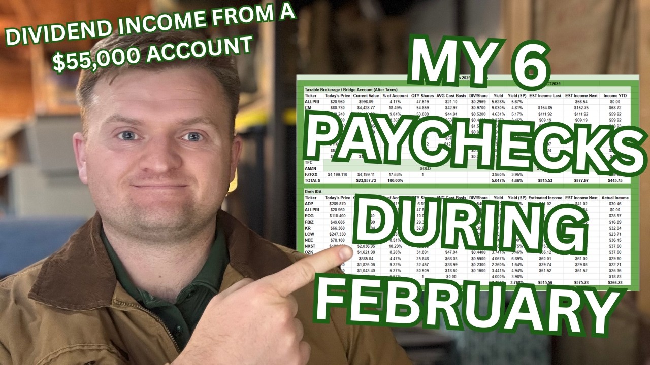 Here's What My $55,000 Dividend Portfolio Earned in February!