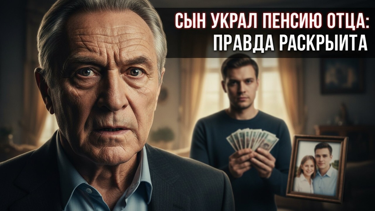 Сын крадет пенсию отца + разоблачение на семейном ужине