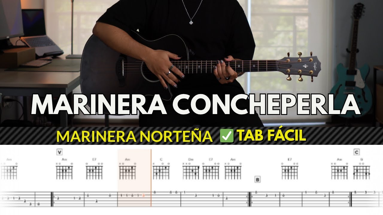 Cómo tocar Marinera Norteña Concheperla | TAB fácil (acordes)