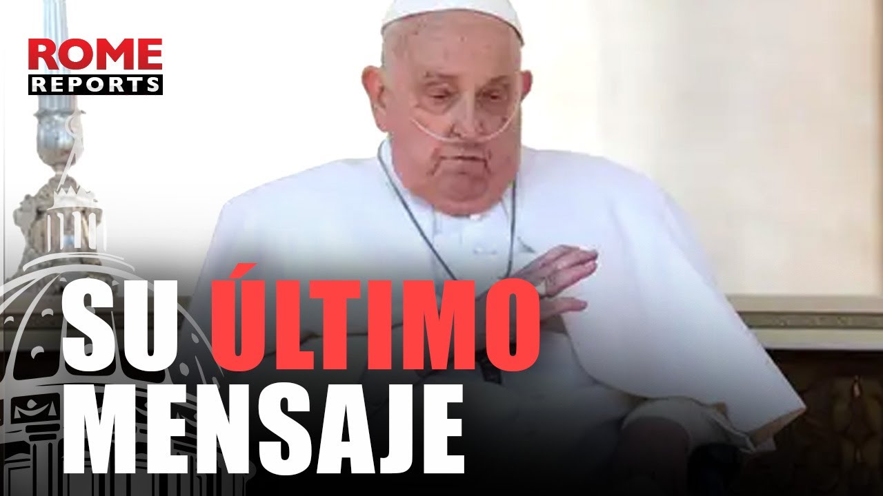 This was Pope Francis' last public message.