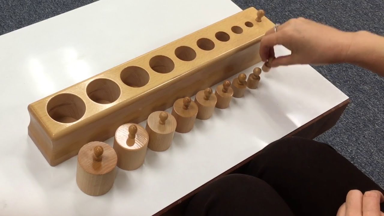 Montessori Knobbed Cylinder and Extensions and Variations