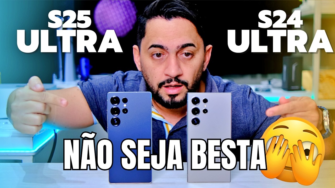 S24 ULTRA vs S25 ULTRA 😱 Qual VALE MAIS a pena em 2025? Testei TUDO