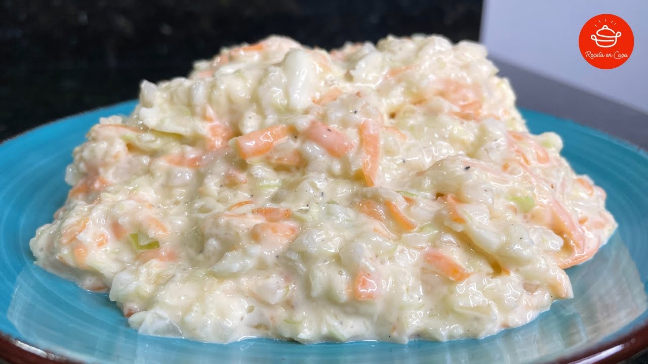 ENSALADA DE REPOLLO DULCE 🥬| tipo Frisby o KFC