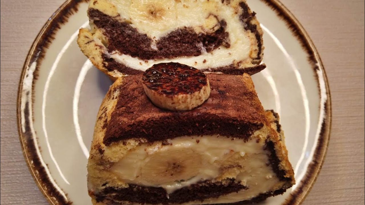 THIS CAKE IS VERY EASY TO PREPARE | BANANA ROLL CAKE