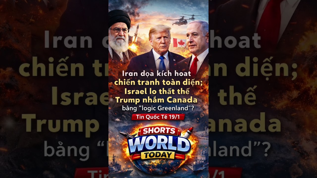 Iran dọa kích hoạt chiến tranh toàn diện; Israel lo thất thế; Trump nhắm Canada 
