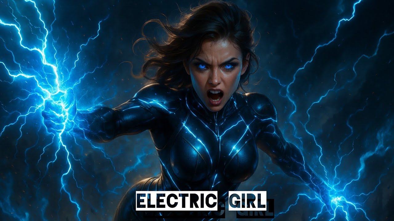 Electric Girl: AI-Generated Cyberpunk Fantasy Comes to Life ⚡🔥 