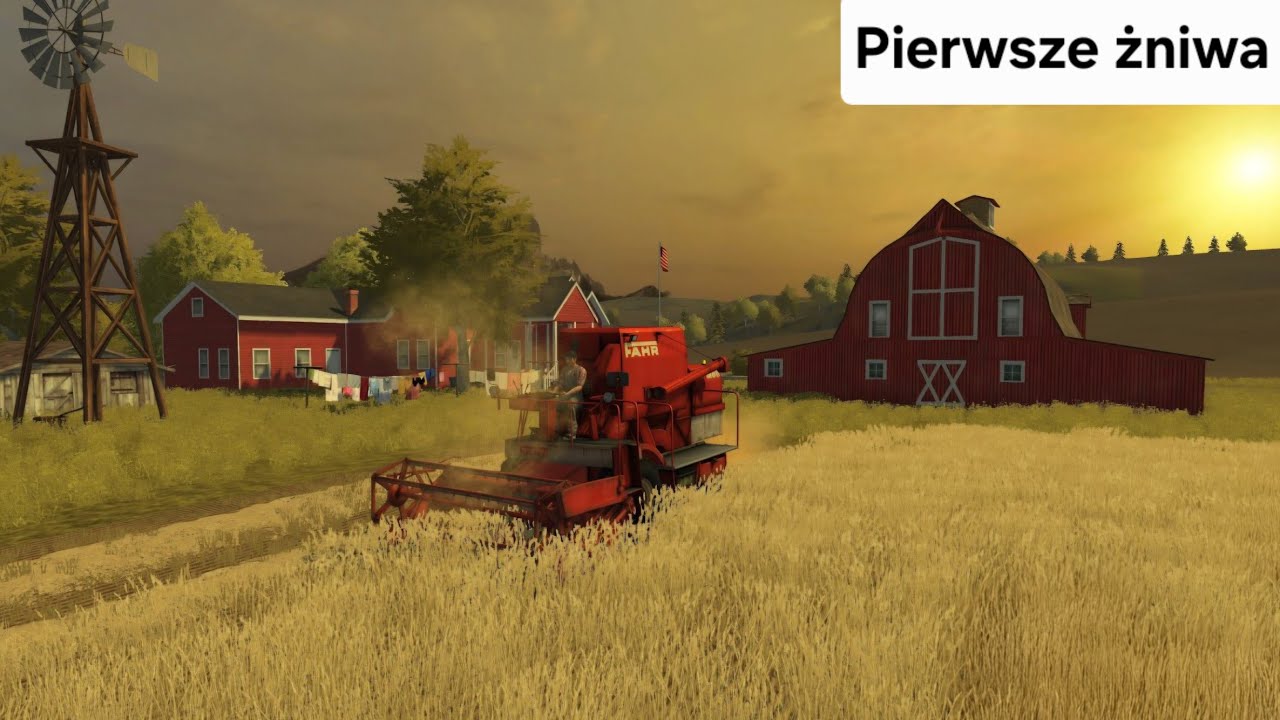 Farming Simulator 2013 S2 #1 Первый урожай и продажа зерна (таймлапс)