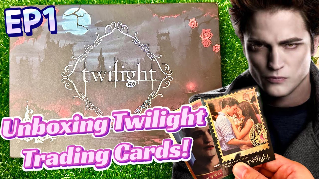 Unboxing Twilight Saga Official Trading Cards Ep.1 | Edward Cullen, Bella Swan, Robert Pattinson