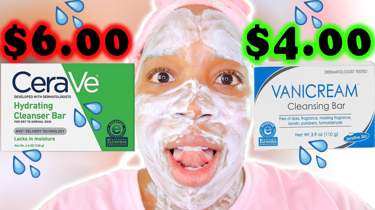 Cerave vs Vanicream: THE BEST CLEANSING BAR 😍