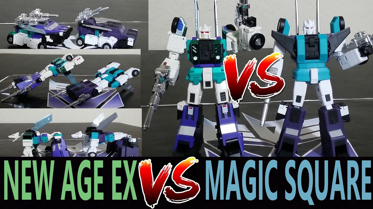 Newage H74EXR Cho Sixshot Electroplating Limited Edition VS Magic Square MS-B62 Ninja Advisor