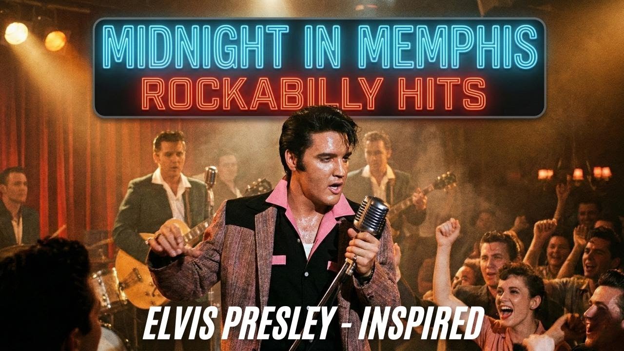 ELVIS PRESLEY INSPIRED | Midnight in Memphis - 10 Original 1950s Rockabilly Hits