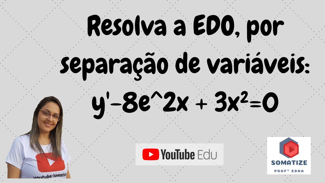 Edo de 1ª ordem - separação de variáveis - y