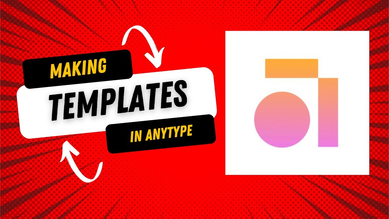 How to make templates in anytype