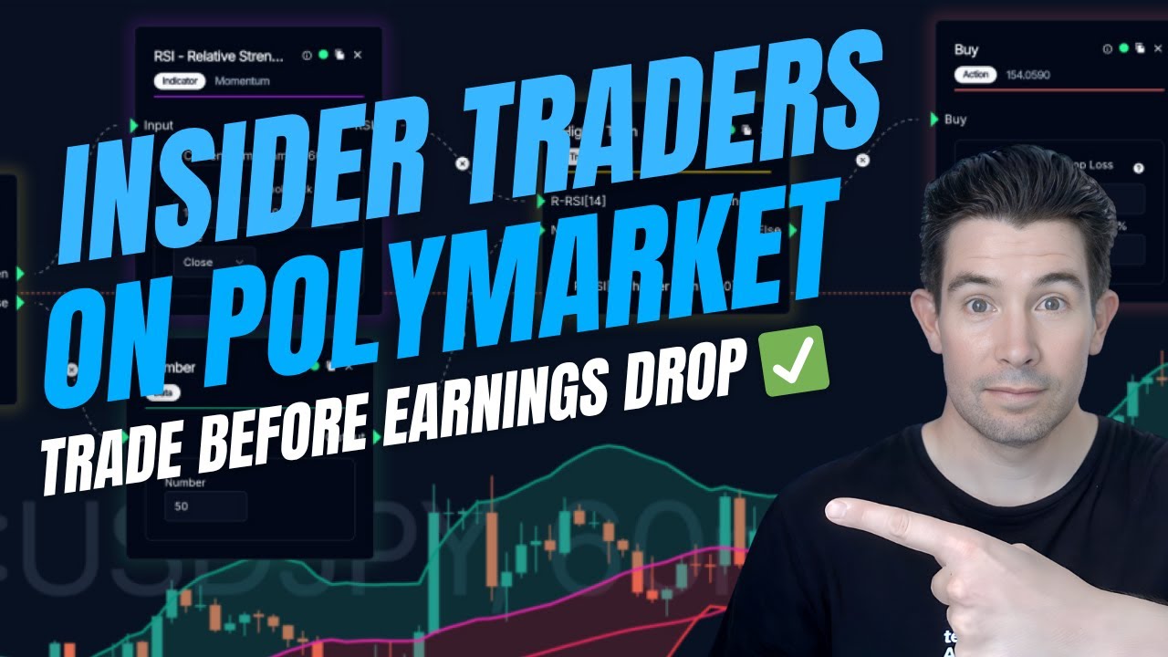 How To Use Polymarket to Catch Insider Traders Before Earnings Drop 🚨