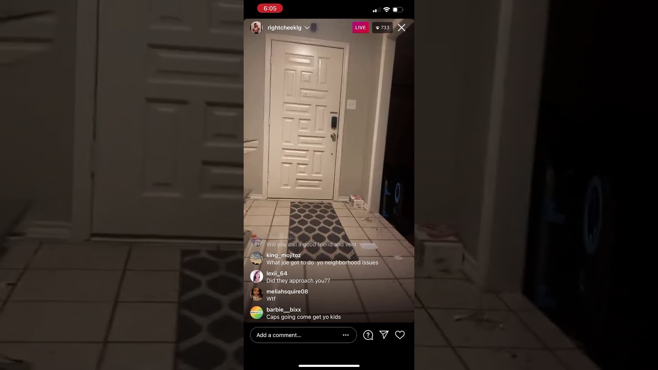 Right Cheek IG live 3/8