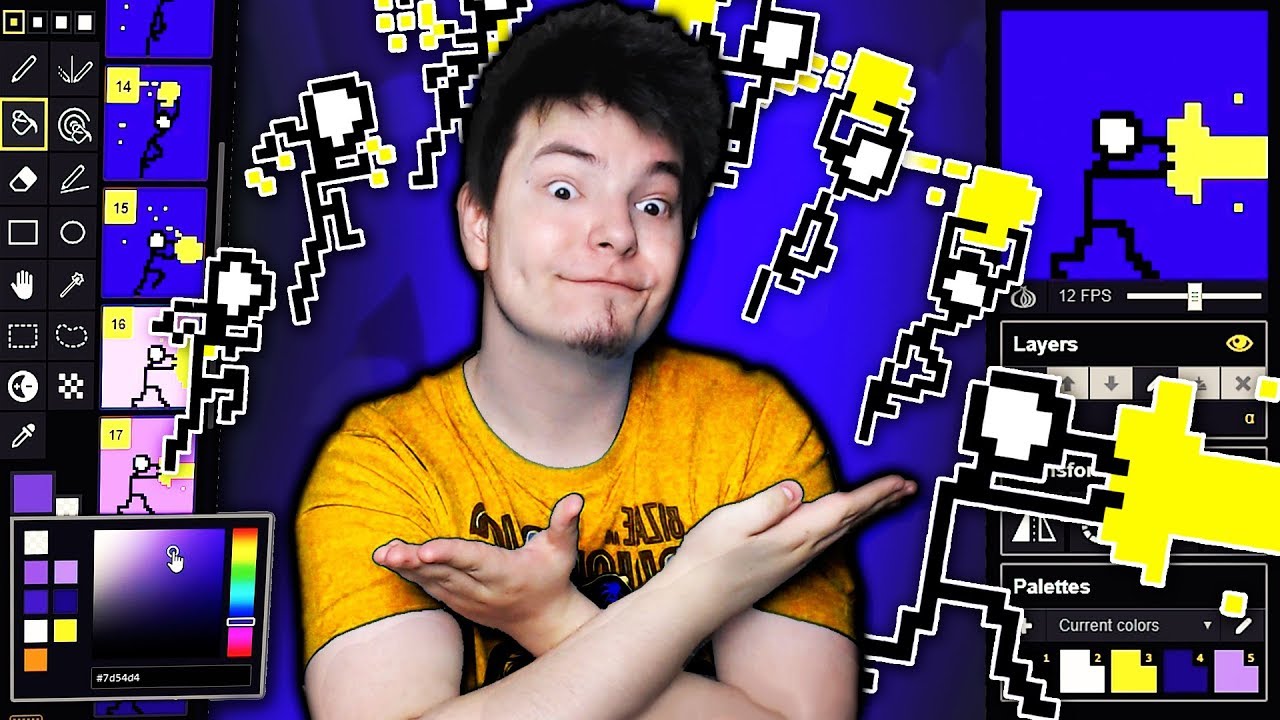 GRAFIK vs PISKEL - Animowany PixelArt!
