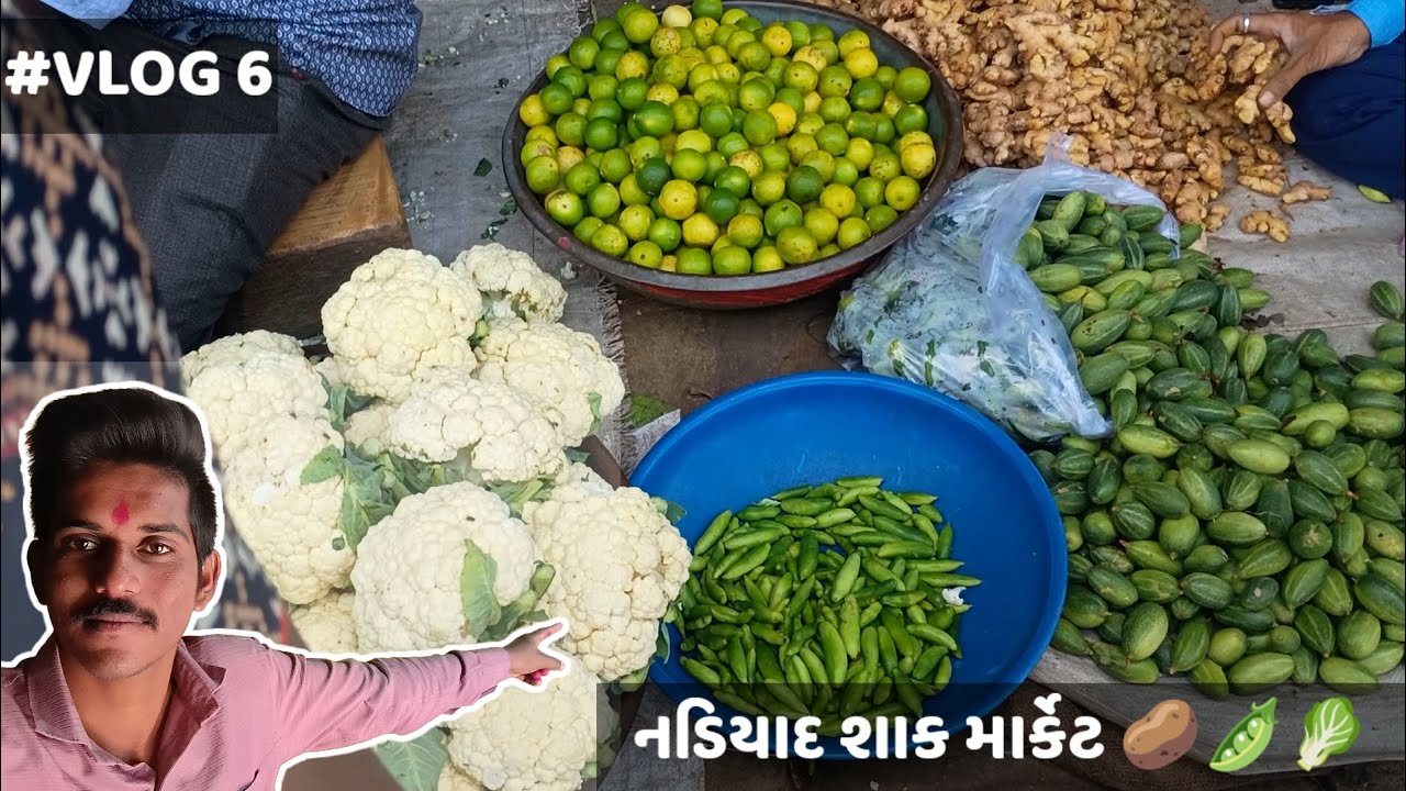 સવારની તાજગી! ☀️ મમ્મી અને હું સંતરામ મહારાજ ના દર્શન કર્યા અને ગયા, નડિયાદ શાક માર્કેટમાં🫛🥬🥔