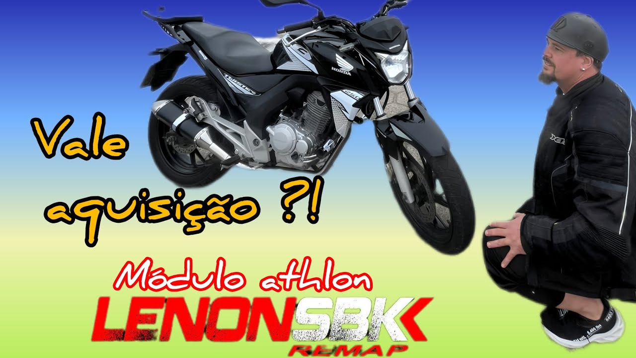 Cb twister 250f teste módulo athlon @lennonsbk3606 