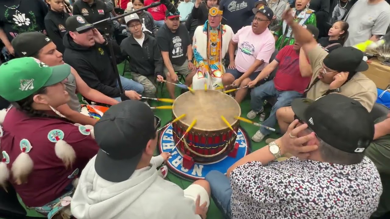 Northern Cree - Four Bears Casino Pow wow 2024 a Sunday - song 3