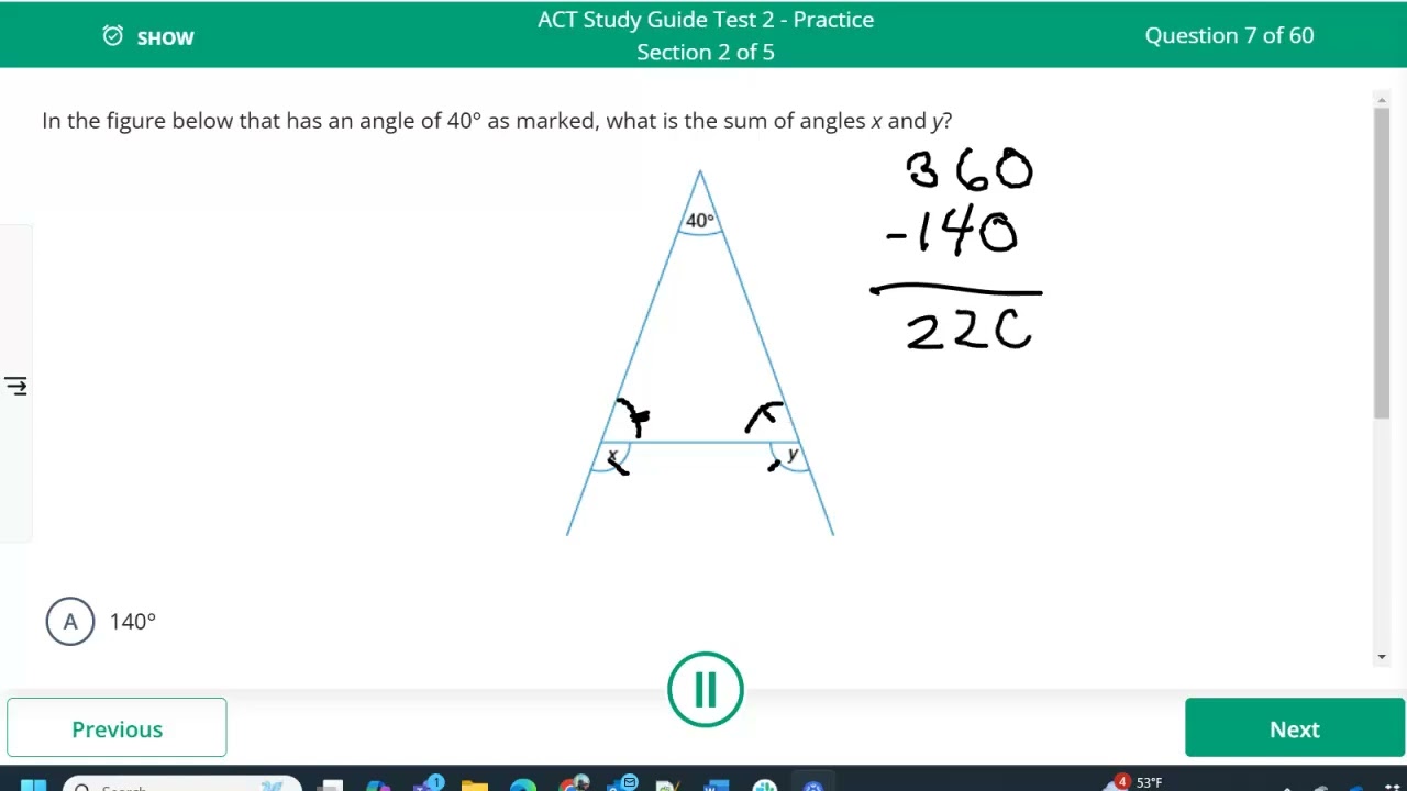 Watch Me Solve Every ACT Math Practice Problem