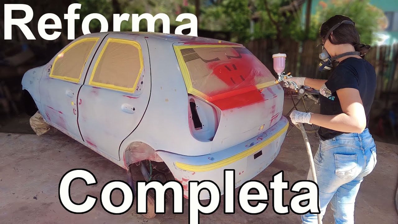25 dias Reformando um carro em casa ! Vídeo Completo