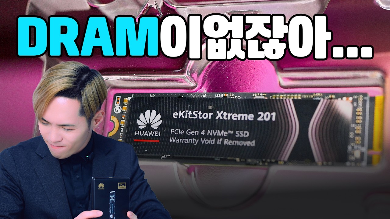 DRAM 없는 걸 가성비 SSD로 추천한다고?! | 화웨이 Xtreme 201 리뷰
