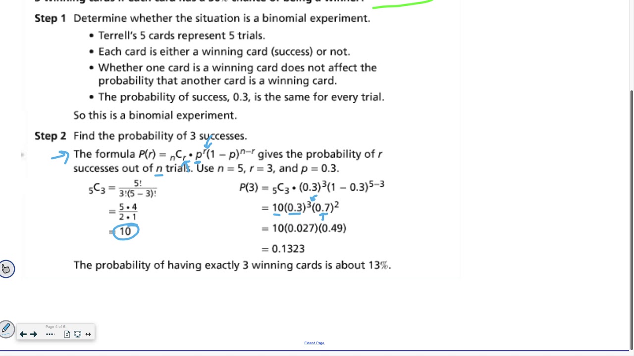 Geometry 12-4: Probability Distributions