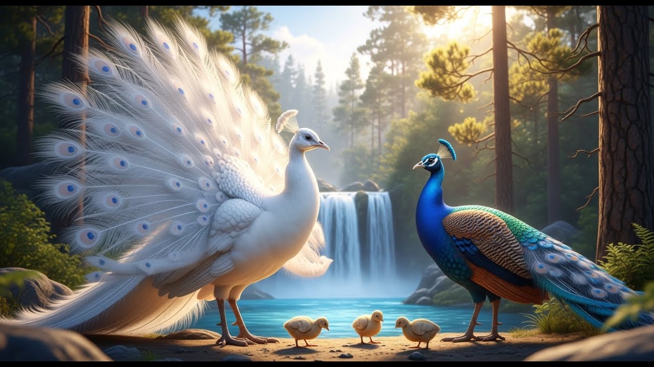 The Survival Journey of a Peacock Family An Epic Wildlife Saga