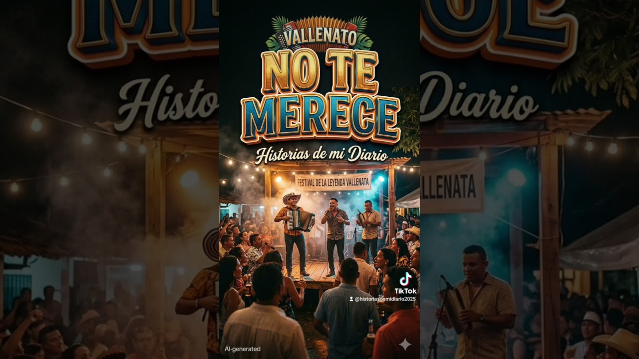 No te merece, vallenato romántico, vallenato de oro, clásico. 