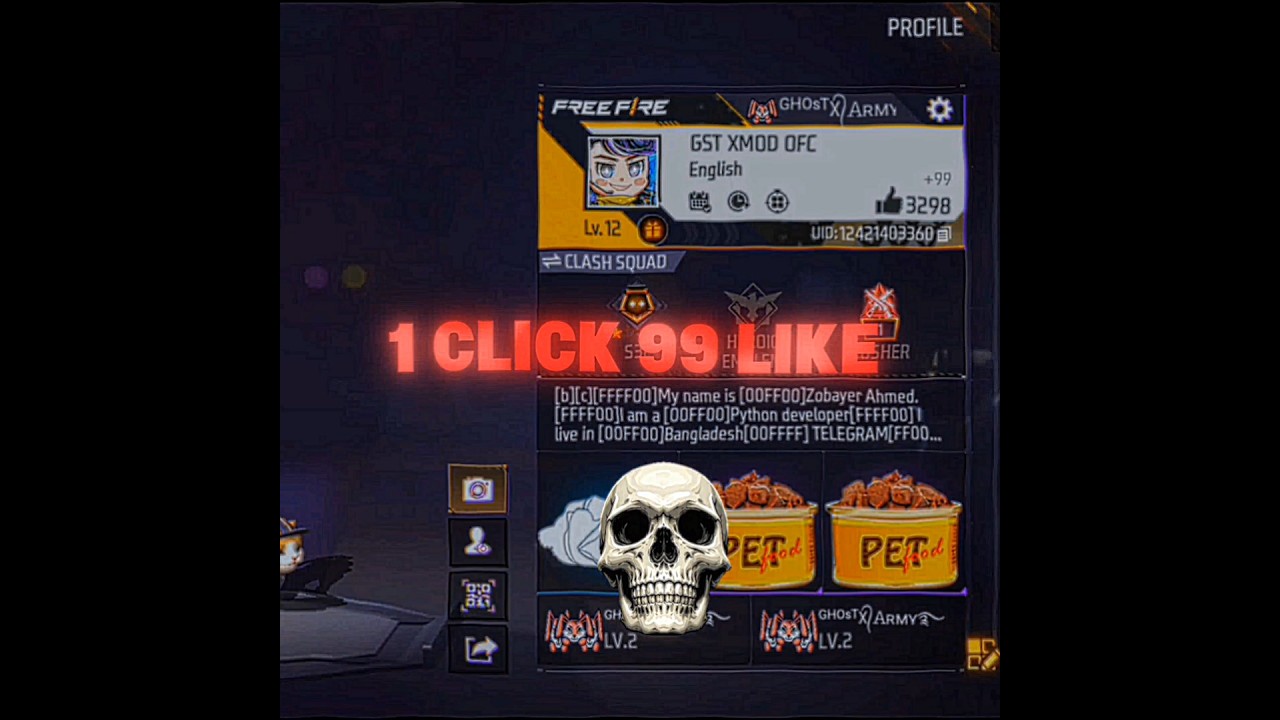 FREE FIRE LIKE TELEGRAM BOT | FF LIKE INCREASE TRICK | FF LIKE BOT 😈 #freefire