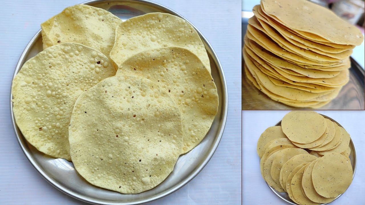 उडीद डाळीचे पापड | अचूक प्रमाण आणि महत्वाच्या टिप्ससह बनवा खमंग आणि कुरकुरीत उडीद पापड | Udid Papad
