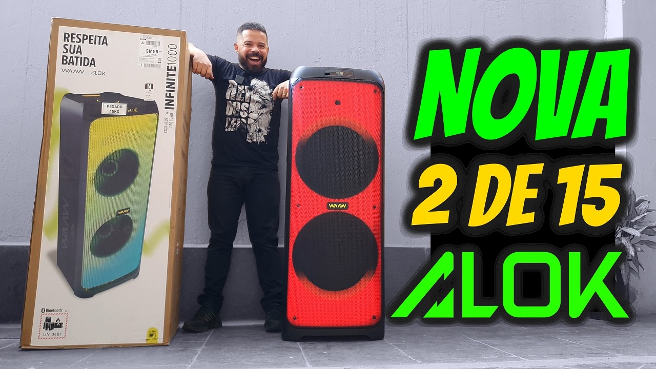 🟢💥 WAAW By ALOK INFINITE 1000: SEM D&Oacute; NEM PIEDADE! Fui DURO DEMAIS (Unboxing/Analise).