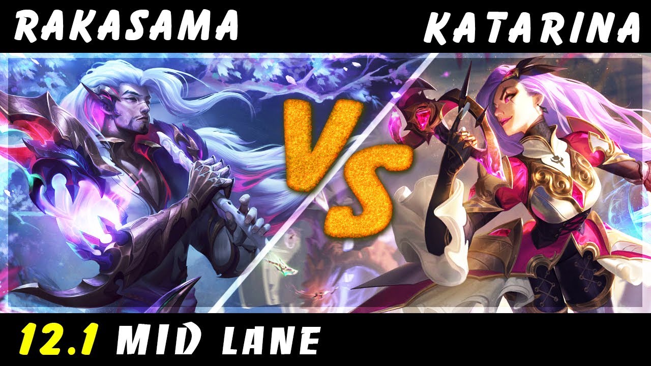 RaKaSaMa - Yasuo vs Katarina MID Patch 12.1 - Yasuo Gameplay
