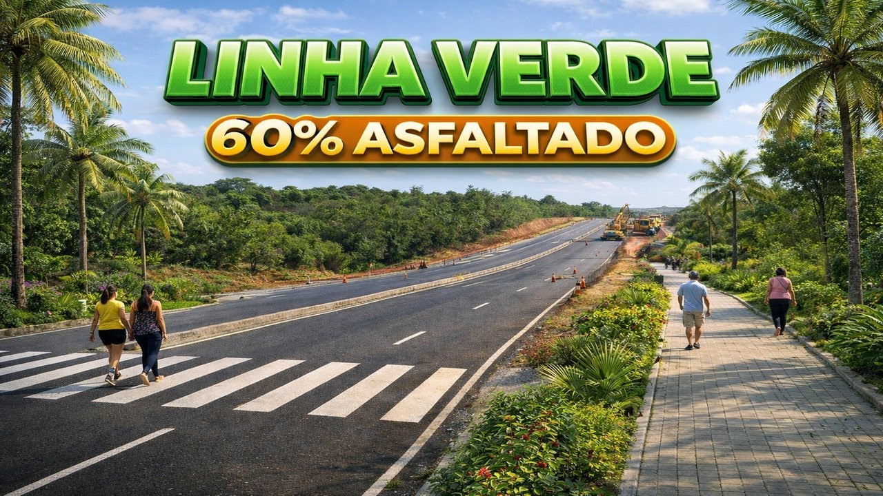 LINHA VERDE JÁ ESTÁ 60% ASFALTADA E PROMETE MELHORAR O TRÂNSITO DE MACEIÓ!