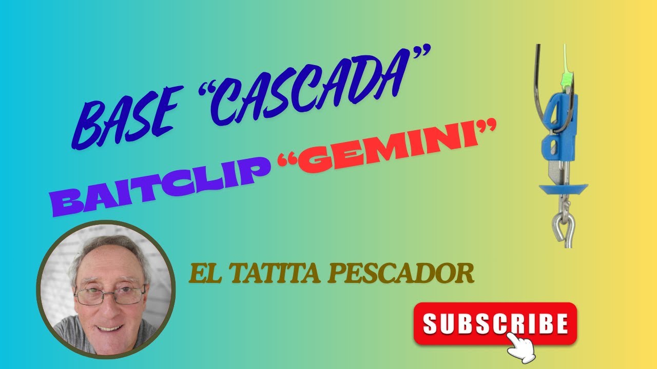 BASE LINEA de PESCA  CASCADA BAITCLIP GEMINI