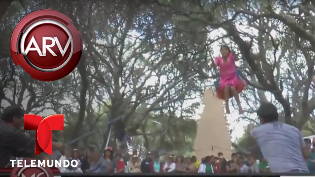 Decenas de solteras en Bolivia se meten en columpio gigante buscando amor | Al Rojo Vivo | Telemundo