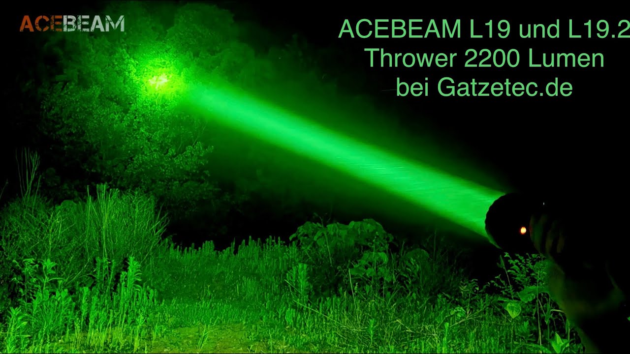 Acebeam L19  2.0 by ACEBEAM DEUTSCHLAND GATZETEC.de 2200 Lumen🇩🇪