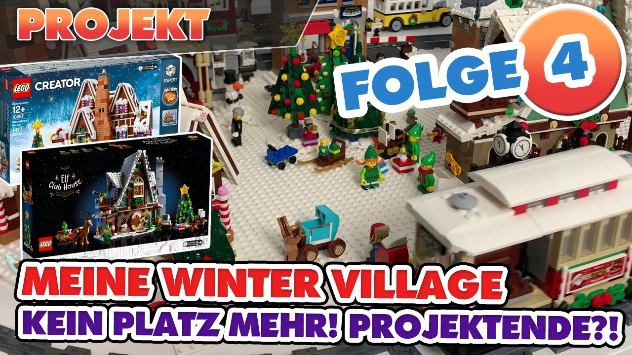 Projekt: Fantasy-Weihnachtsmarkt Winterlandschaft mit LEGO® Weihnachtssets Winter Village - Folge 4