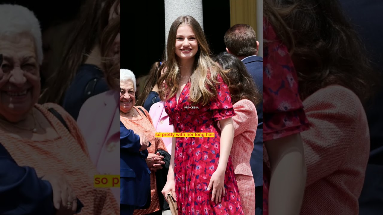 VERY SWEET MOMENT!!! PRINCESS LEONOR WITH HER GRANDMA QUEEN SOFIA AND PALOMA ROCASOLANO