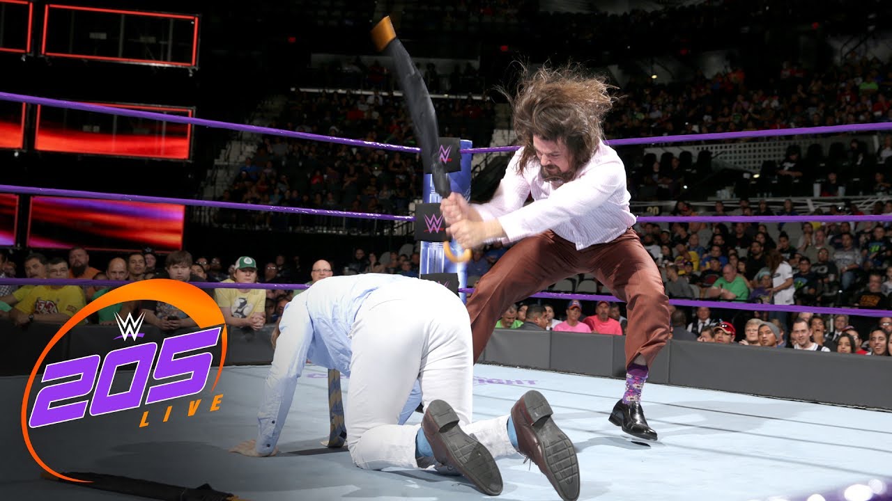 The Brian Kendrick mocks Gentleman Jack Gallagher WWE 205 Live, July 11, 2017