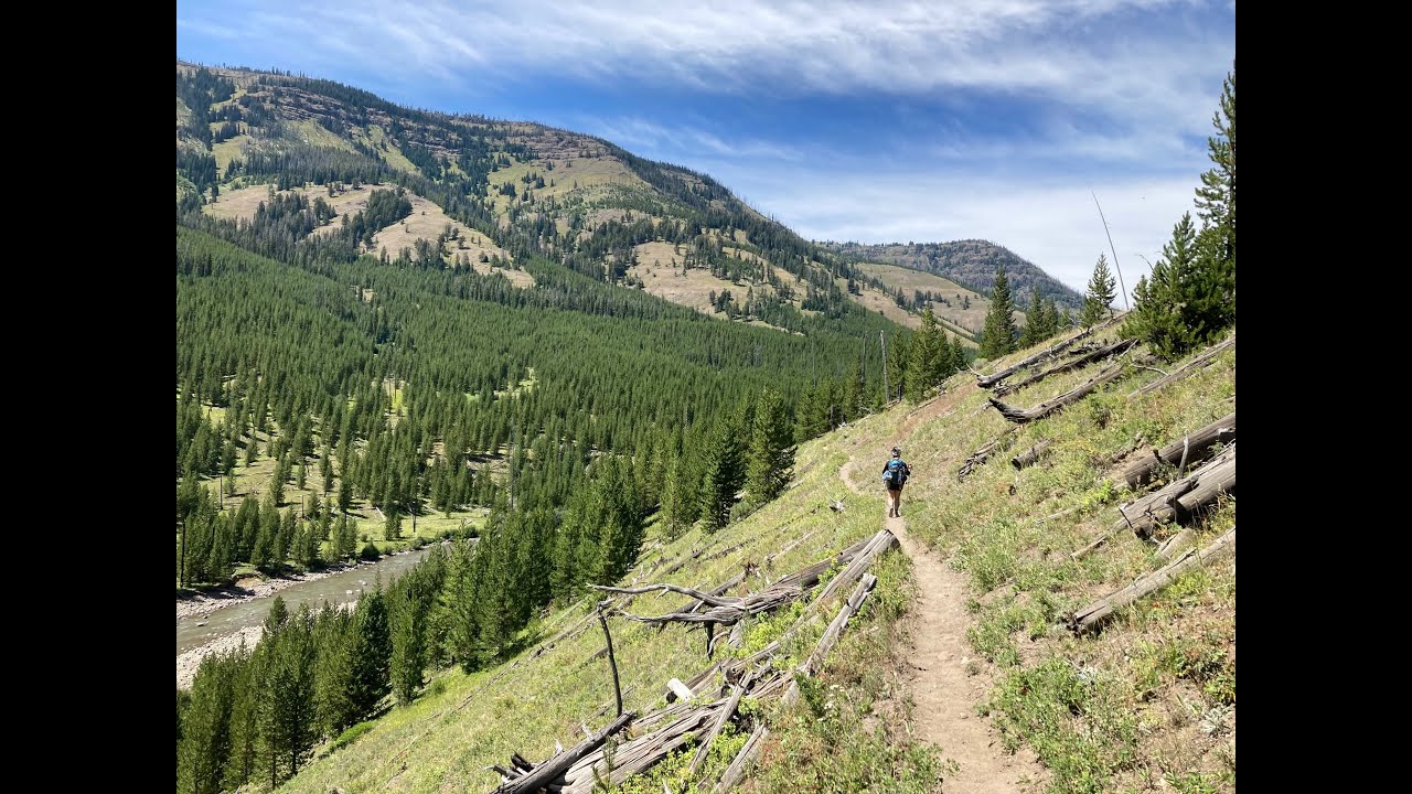 Backpacking Yellowstone National Park / Lamar River Valley, Miller Creek