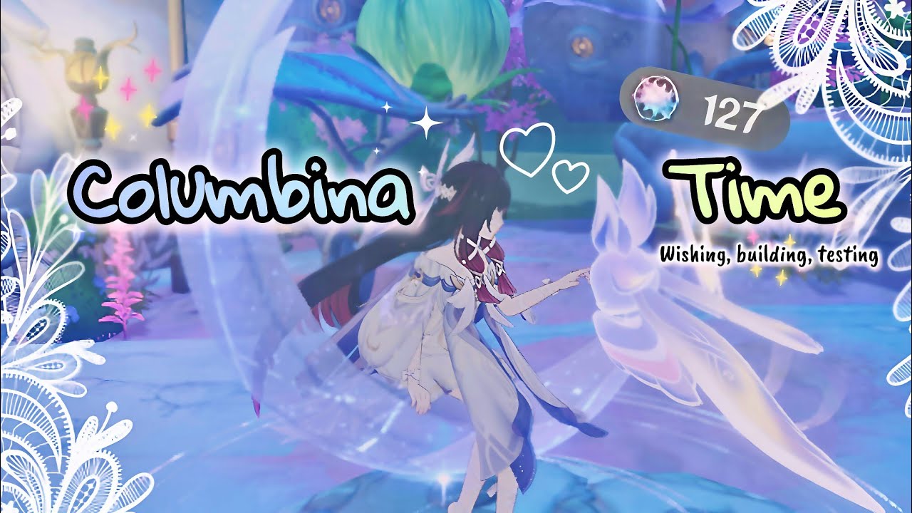 Pulling for Columbina ꪆৎ  banner, new region exploration & a bit of jumpscare .✦ ݁˖