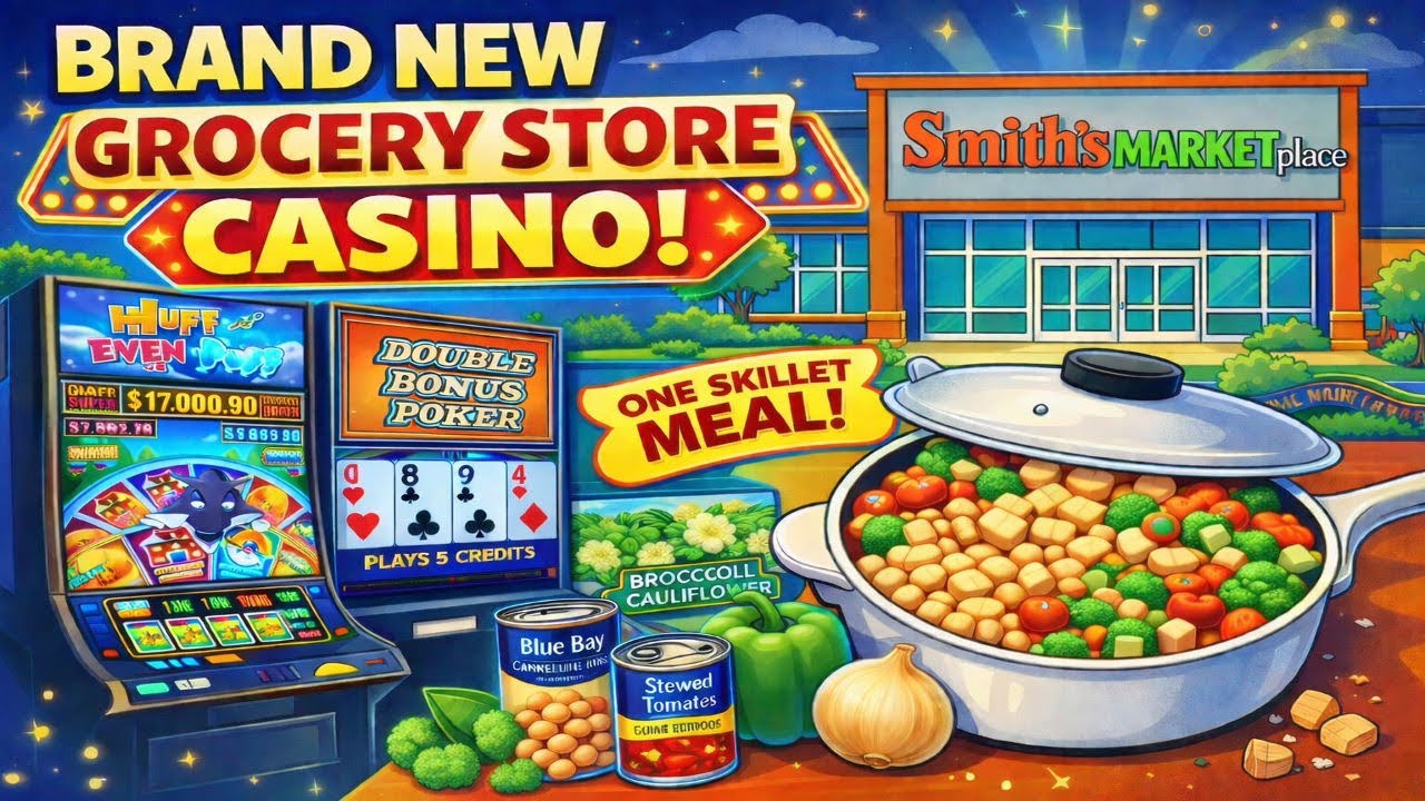 Brand NEW Grocery Store Casino! •Gambling & Easy One Skillet Meal•